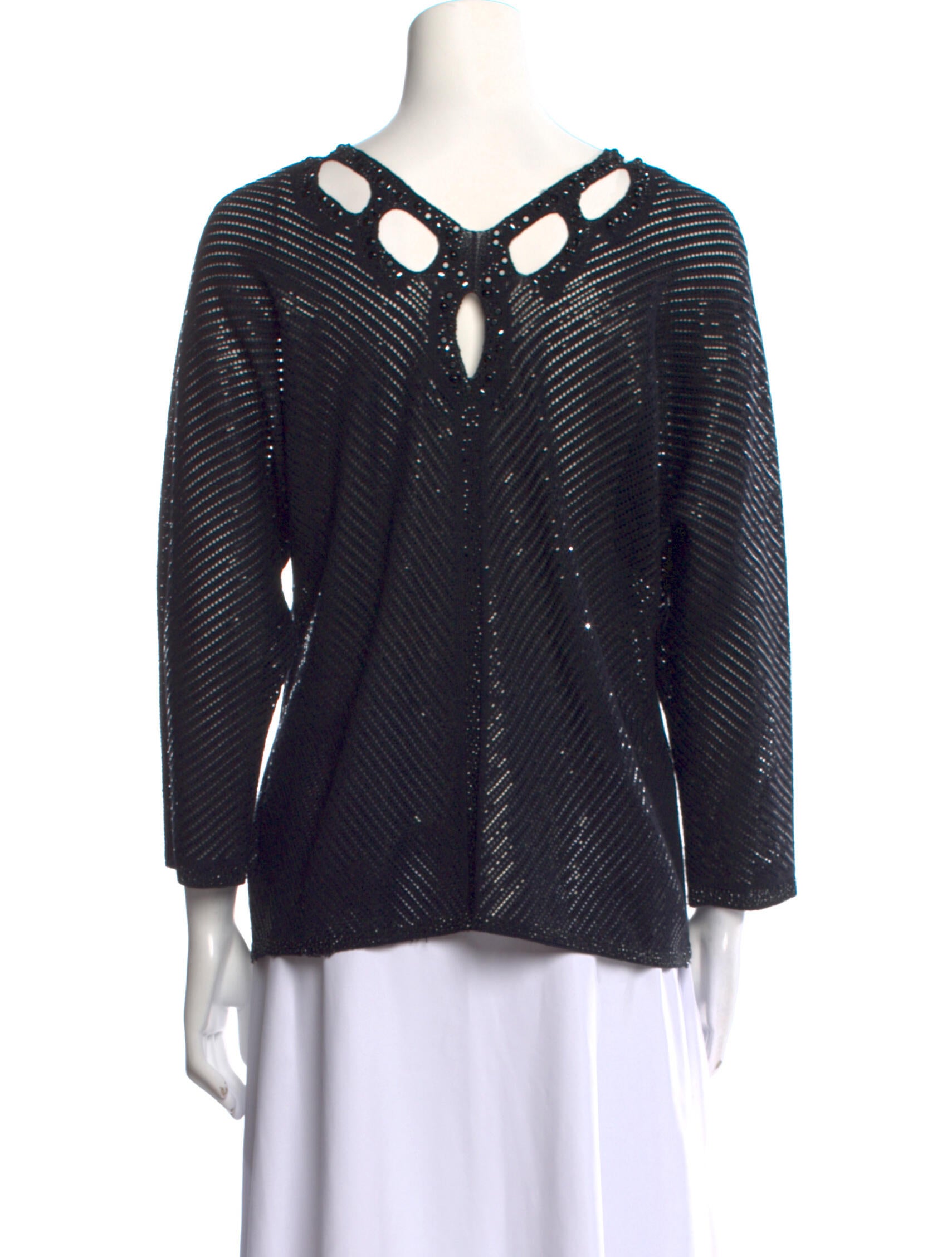 St. John Evening V-Neck Sweater